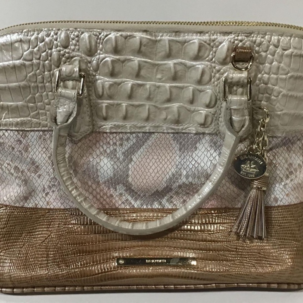 Women’s Brahmin Melbourne Tri-tone Print Satchel Bag